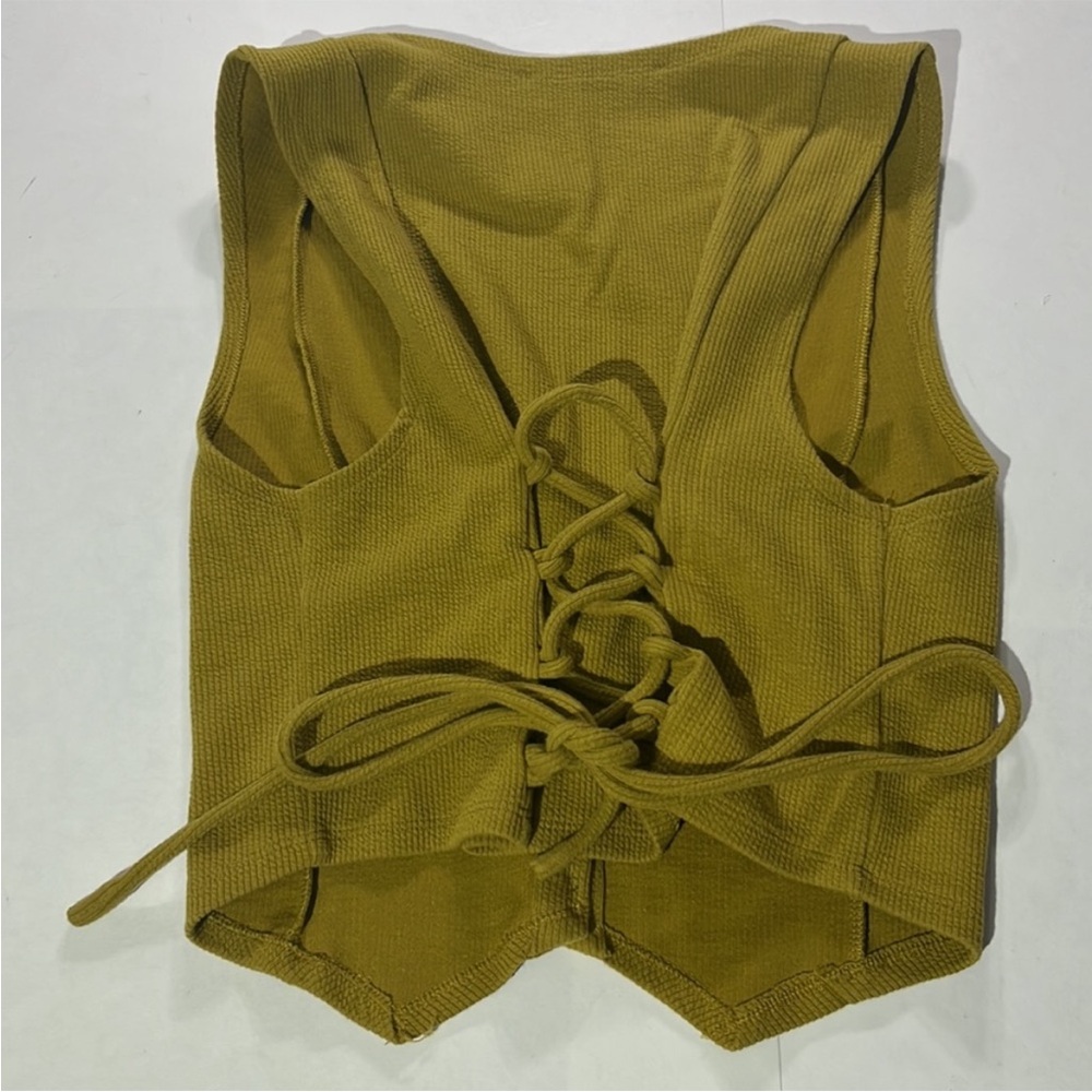 Free People • Green Vest - Picture 5 of 5